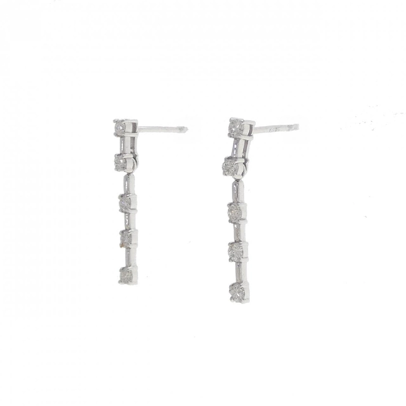 K18WG Bông tai kim cương 0.2CT - Hàng hiệu Chính hãng 863082