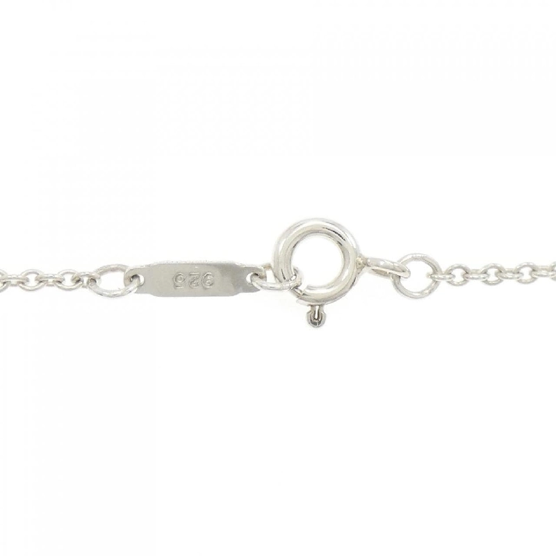 Tiffany 925/750YG Dây chuyền hình trái tim và ruy băng - Hàng hiệu Chính hãng 844672