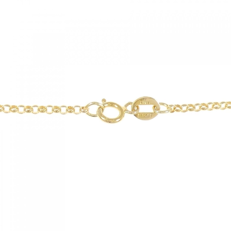 K18YG/750YG Ngọc trai đen dây chuyền - Hàng hiệu Authentic 860756