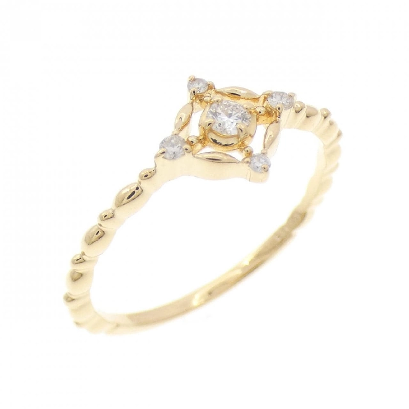 Nhẫn kim cương K18YG 0.13CT - Hàng hiệu Authentic 850780