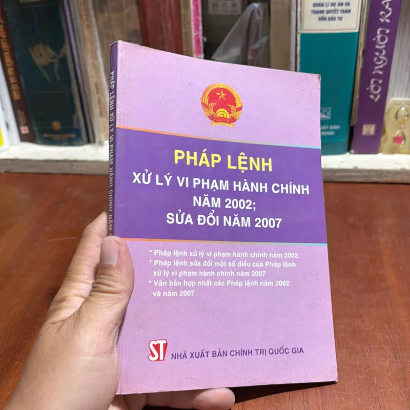 II Pháp Lệnh: Xử Lý Vi Phạm Hành Chính Năm 2002; Sửa Đổi Năm 2007 1002131