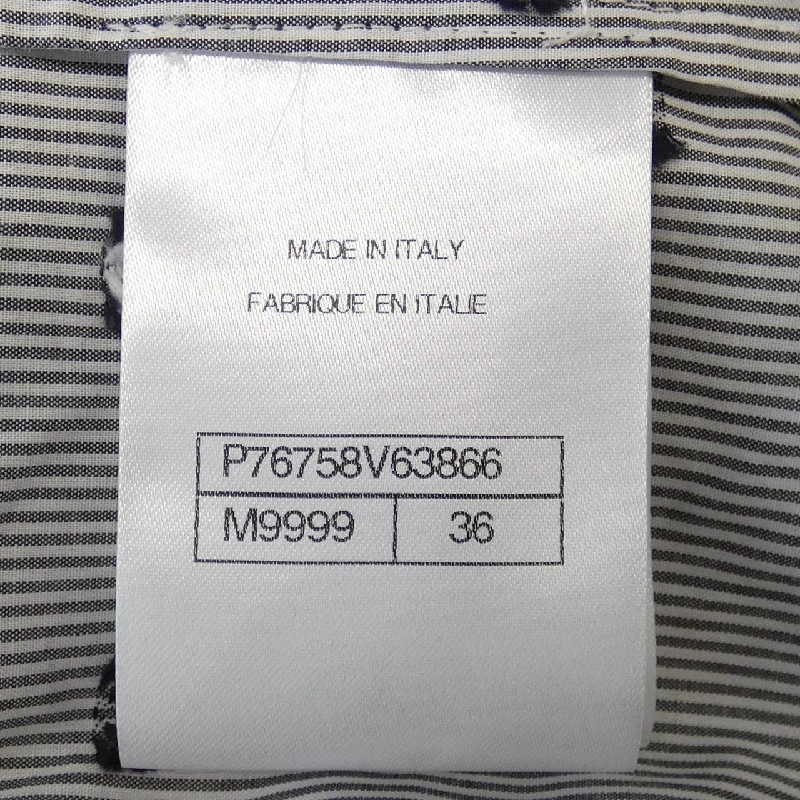 Áo sơ mi ngắn tay CHANEL LOOK13 P76758V63866 634003