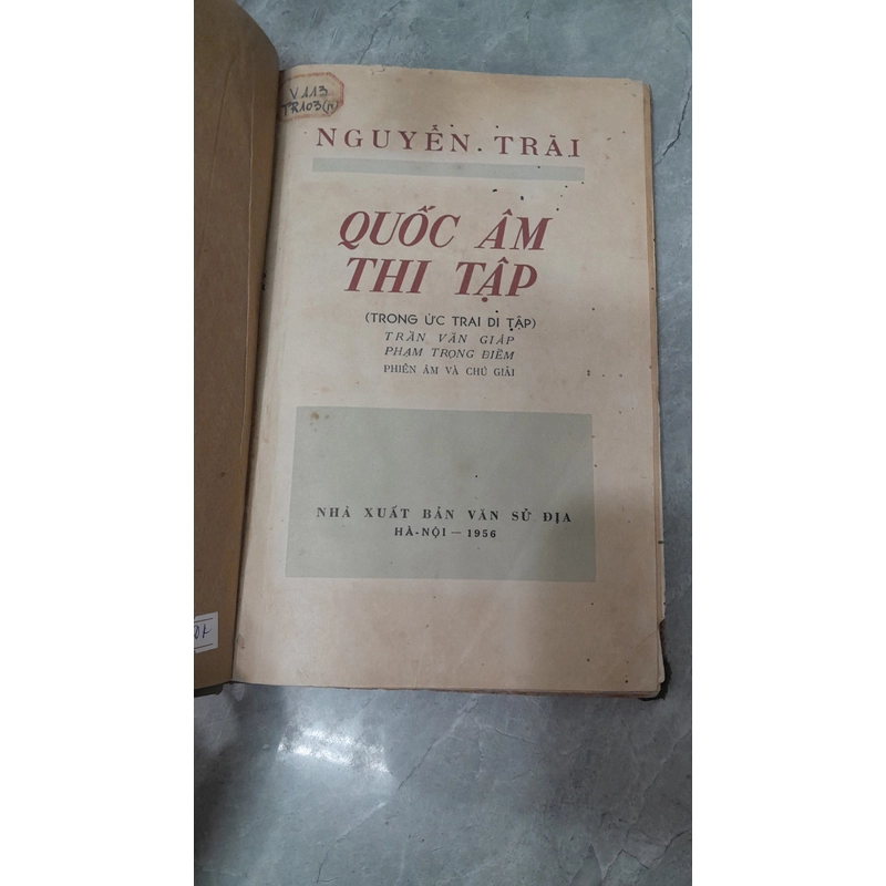 QUỐC ÂM THI TẬP - Nguyễn Trãi 210940