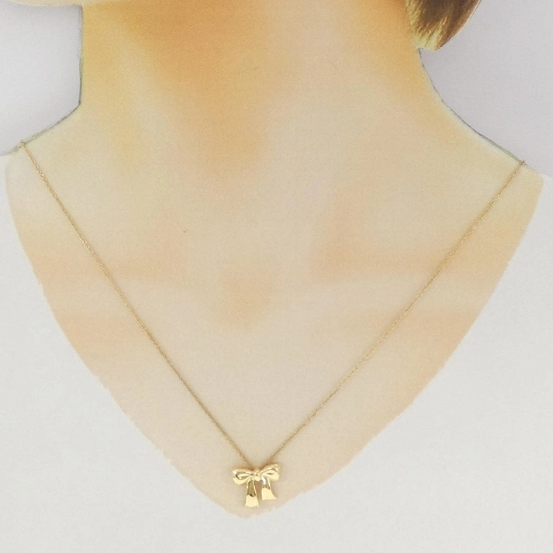 Dây chuyền lớn nơ hộp xanh Tiffany - Hàng hiệu Authentic 842960