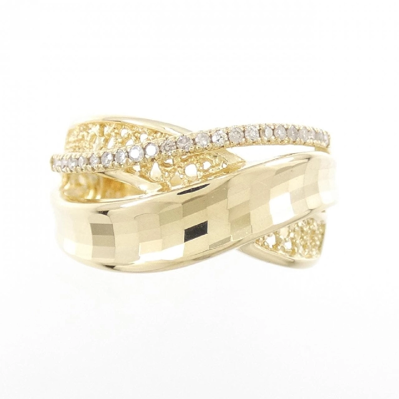 Nhẫn kim cương K14YG 0.10CT 672857