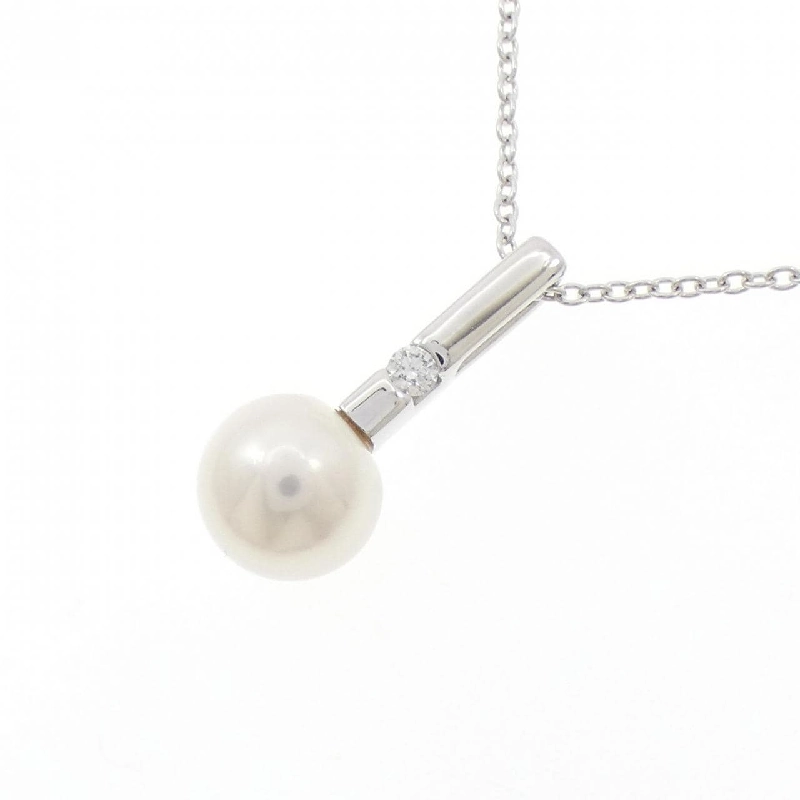 K18WG Ngọc trai Akoya Dây chuyền - Hàng hiệu Chính hãng 856458