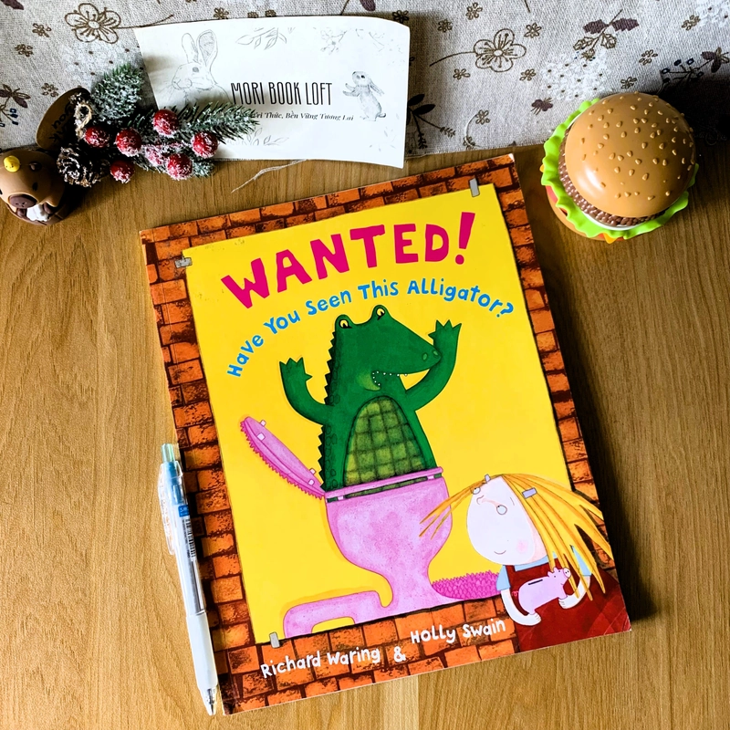 Sách tranh Wanted! Have You Seen This Alligator, Used, Picture Book For Kids 444085