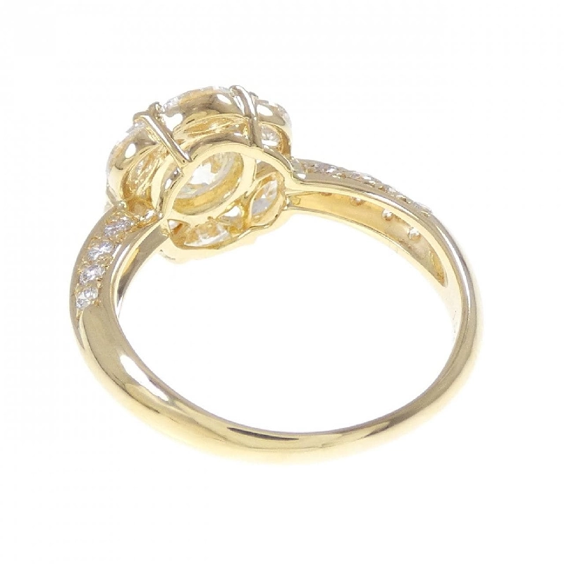 Nhẫn kim cương K18YG 1.081CT - Hàng hiệu Authentic 850172