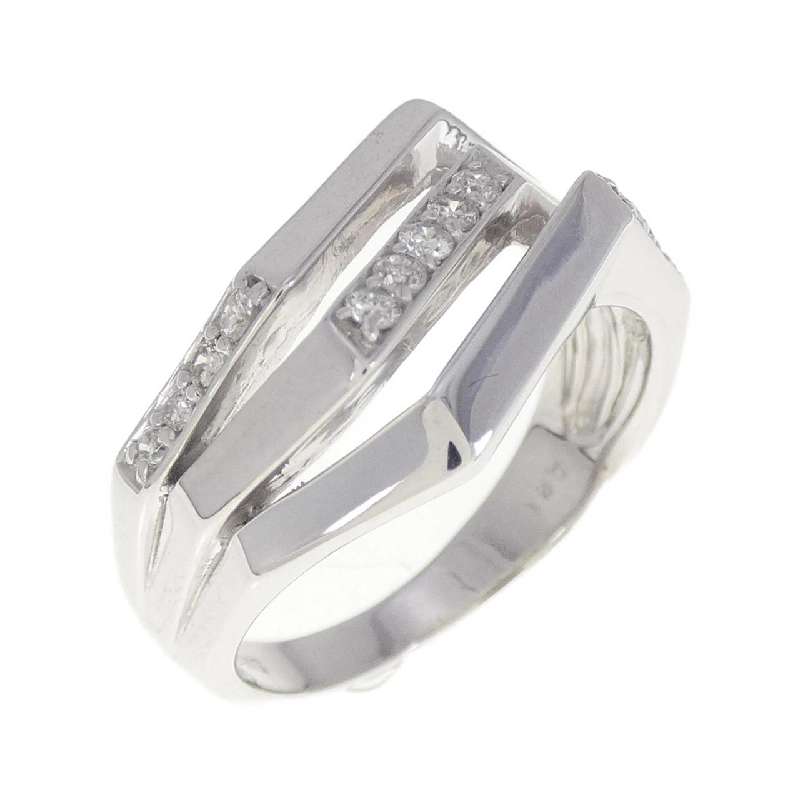Nhẫn kim cương K18WG 0.21CT 673620