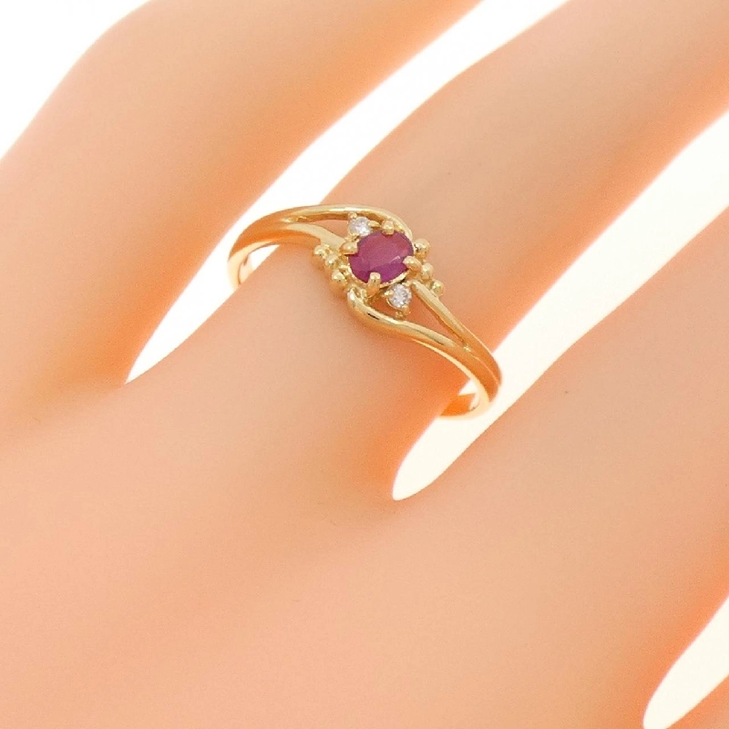 Nhẫn Ruby K18YG 666799