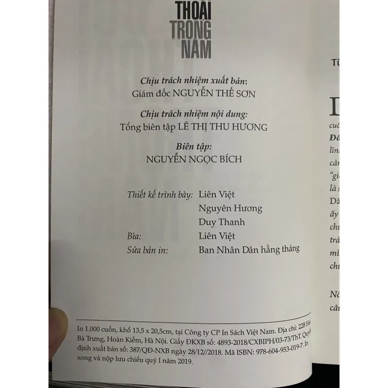 Đối thoại trong năm 2018 một ấn phẩm đặc biệt do Báo Nhân Dân  1026508