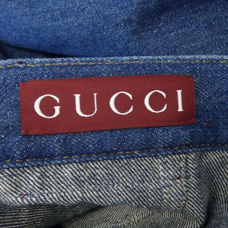 Gucci GUCCI Váy denim dài vừa 807334 XDC5F - Hàng hiệu Chính hãng 820081