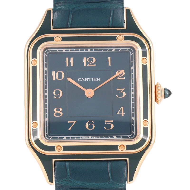 Cartier Santos-Dumont LM PG WGSA0098 PG･RG Cơ khí - Hàng hiệu Chính hãng 879023