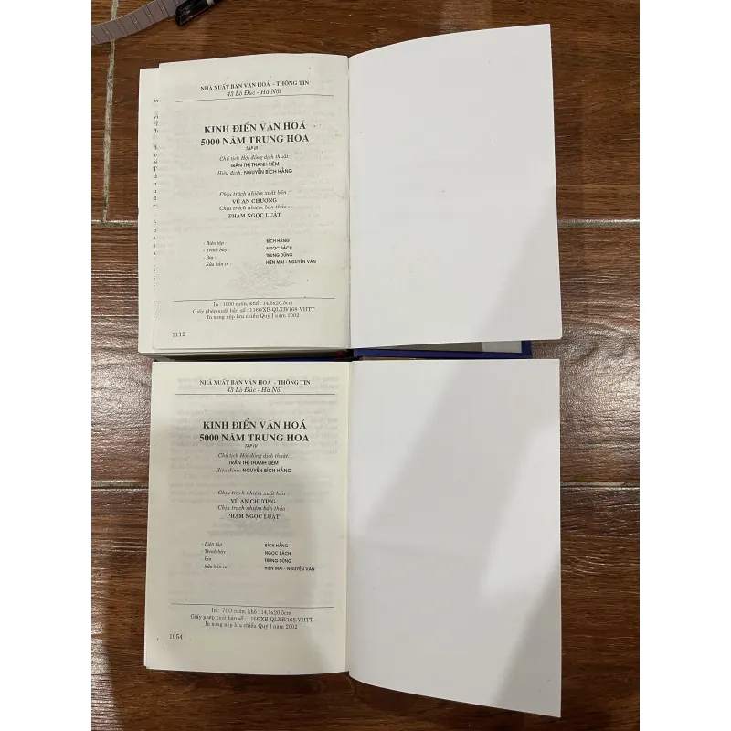 Kinh điển văn hóa 5000 năm Trung Hoa tập 3 + 4. (10) 1002553