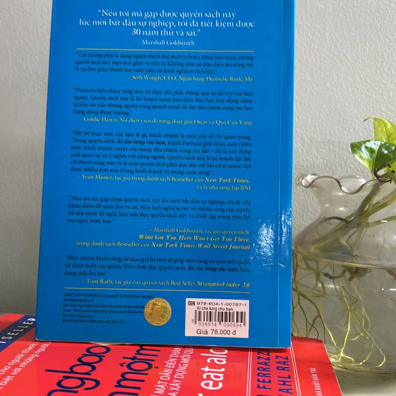 Combo 3 sách của Keith Ferrazzin- Đừng bao giờ đi ăn 1 mình - Ai che lưng cho bạn  751829