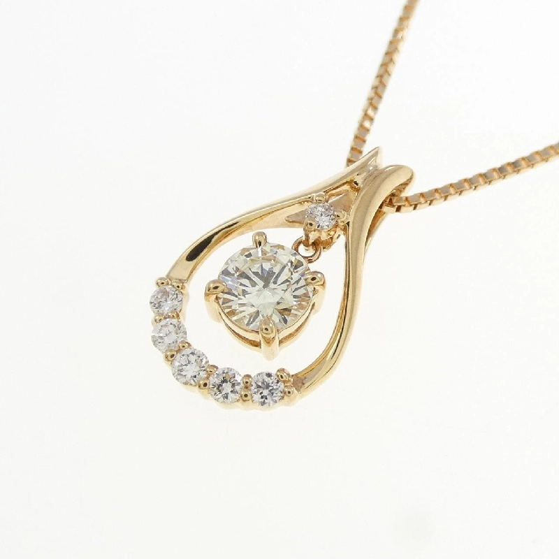 K18YG Dây chuyền kim cương 0.236CT - Hàng hiệu Chính hãng 864348