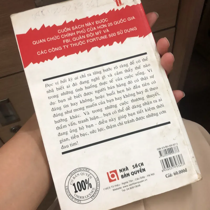 Đọc vị Bất kỳ ai - TG: Ts. David J.Lieberman cũ 1027228