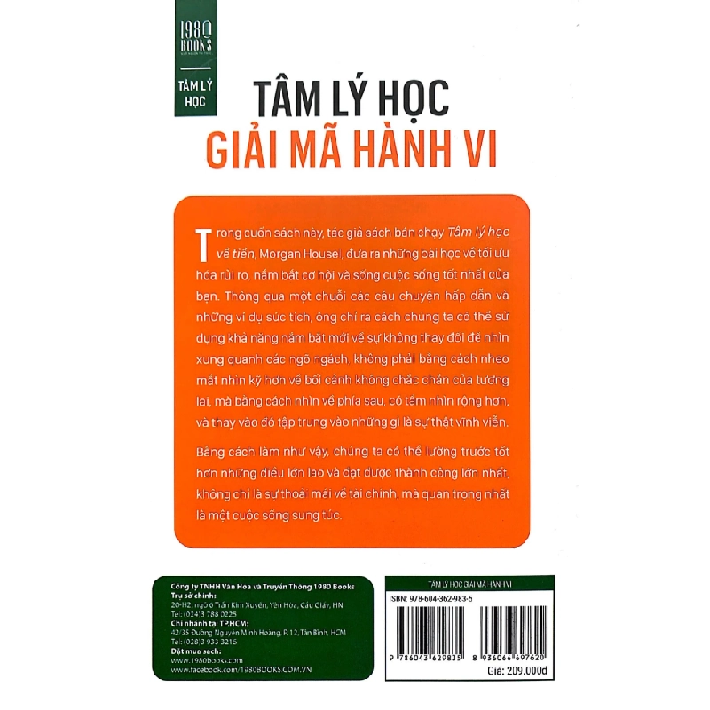 Tâm Lý Học Giải Mã Hành Vi - Morgan Housel 281569