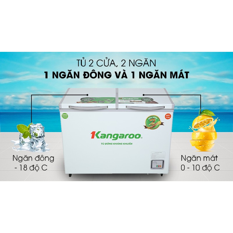 TỦ ĐÔNG KANGAROO 192 LÍT KG 266NC2  8039