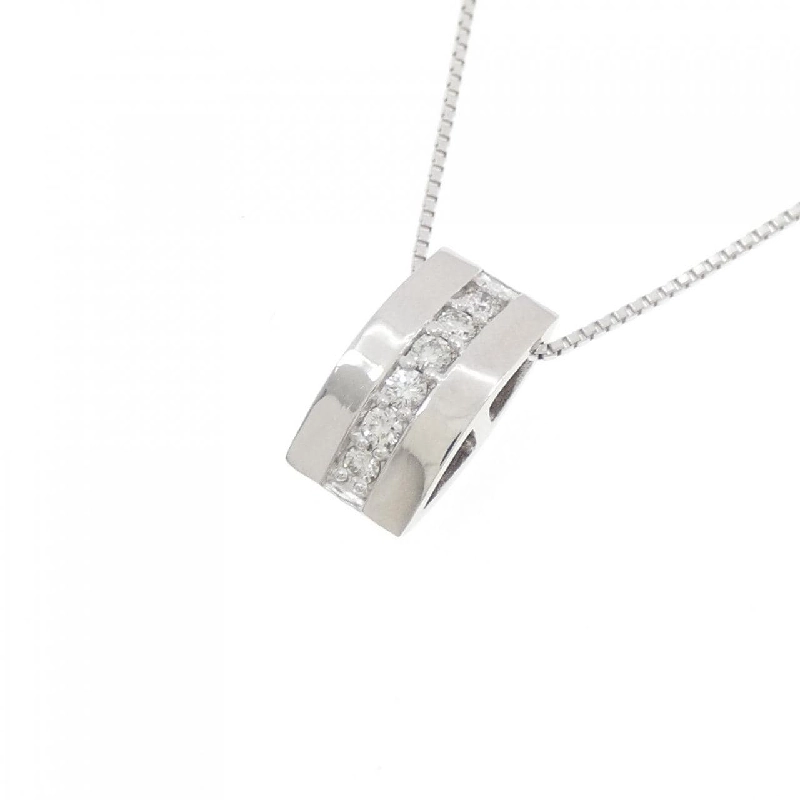 Dây chuyền kim cương K18WG 0.10CT - Hàng hiệu Chính hãng 863818