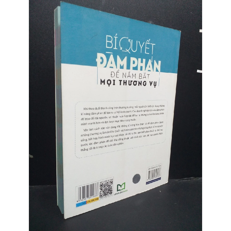 Bí Quyết Đàm Phán Để Nắm Bắt Mọi Thương Vụ mới 90% bẩn nhẹ 2019 HCM0107 Trần Dục Đình KỸ NĂNG 184376