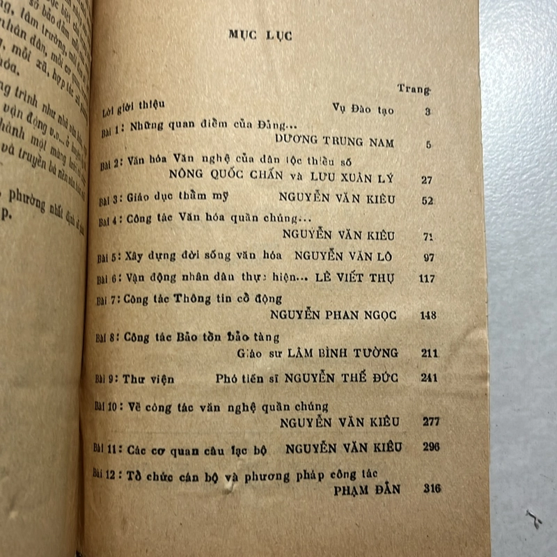 Công tác Văn hoá Quần chúng — 1987s 496525
