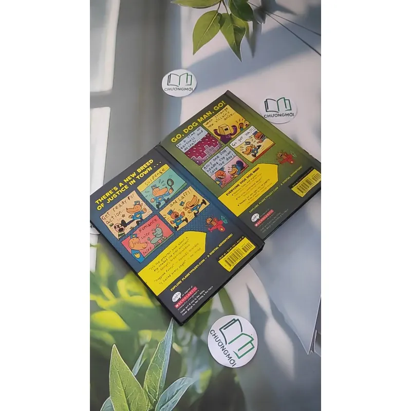 [MIỄN PHÍ BỌC SÁCH] Dog Man - Tập 1,2 - Dav Pilkey 990094