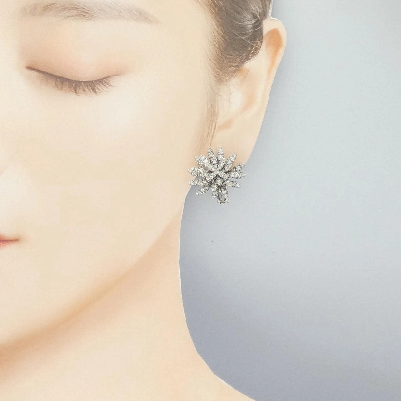 Bông tai/khuyên tai kim cương 750WG 2.78CT - Hàng hiệu chính hãng 864697