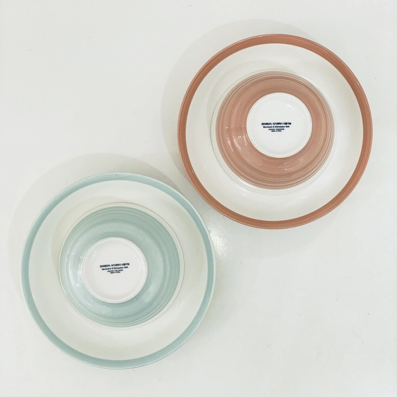 DAISO - 2 Bộ Chén Đĩa Pastel 469951