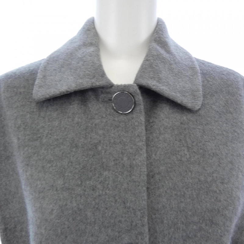 HERMES Áo khoác dài bằng da cừu đôi mặt 4H0101DA - Hàng hiệu Authentic 814462