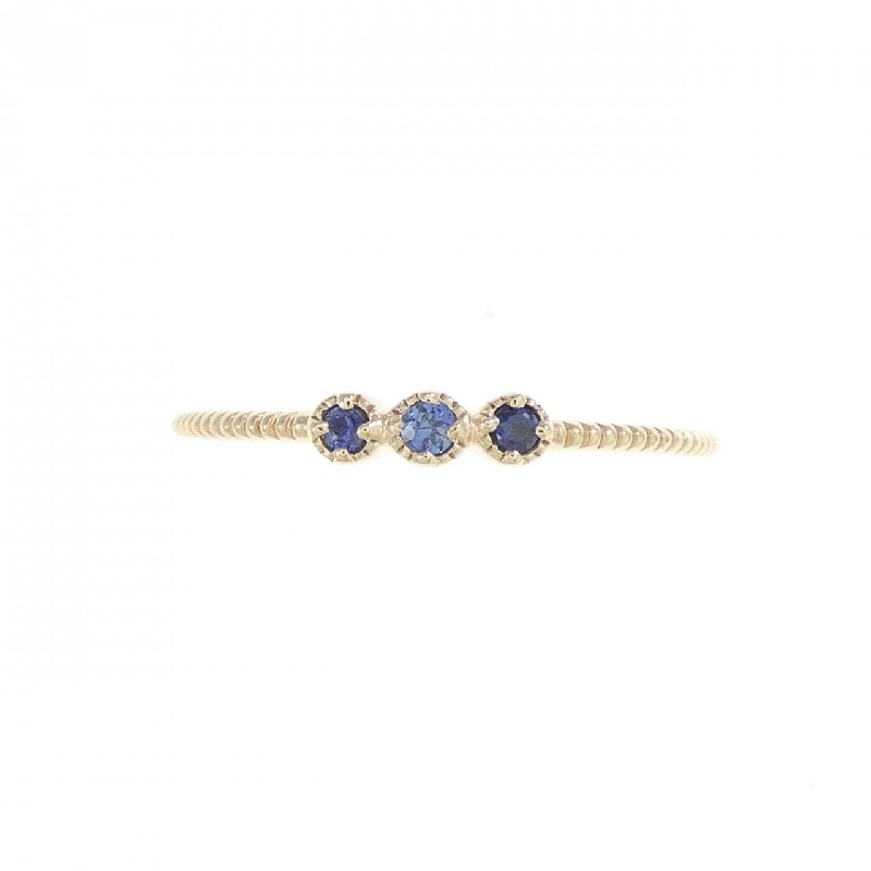 Nhẫn Sapphire K10YG 671164