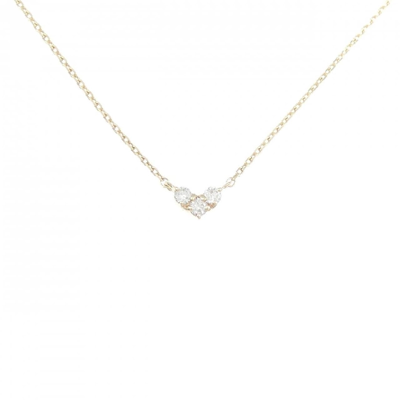 Dây chuyền kim cương hình trái tim 4゜C - Hàng hiệu Authentic 843479