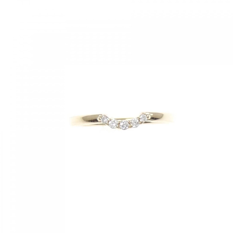 Nhẫn kim cương K10YG 0.10CT 671798