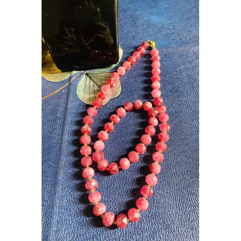 Bộ vòng cổ vòng tay ruby tự nhiên 931417