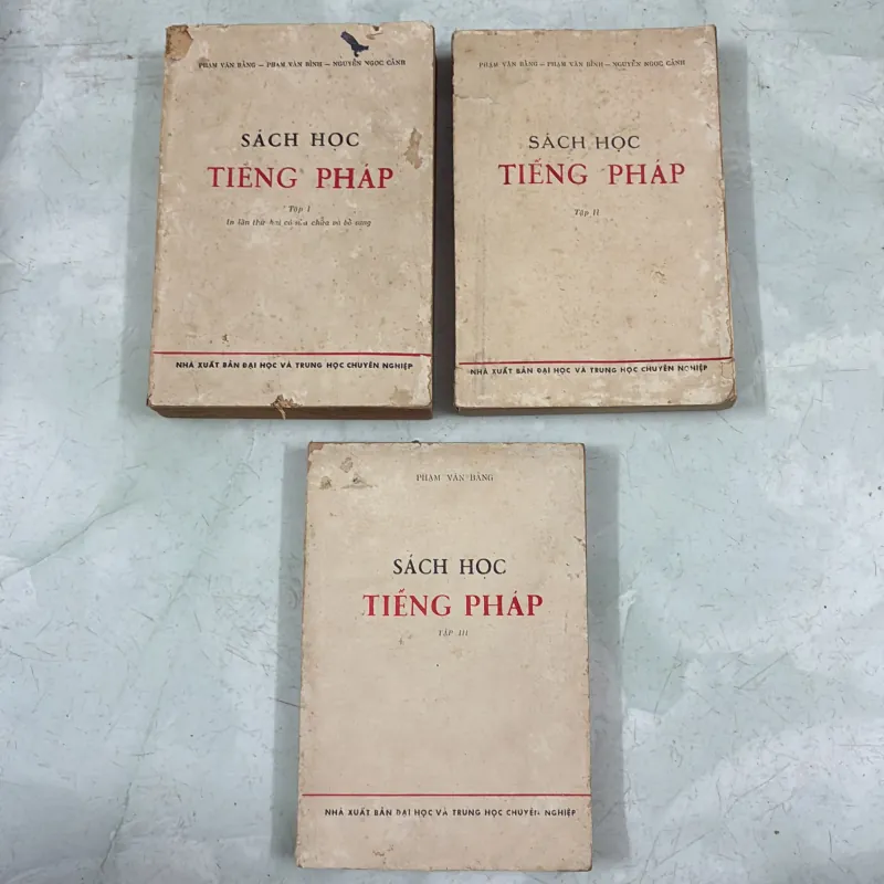 Sách học Tiếng Pháp (Bộ 3 tập) - Phạm Văn Bằng - 1974s 990801