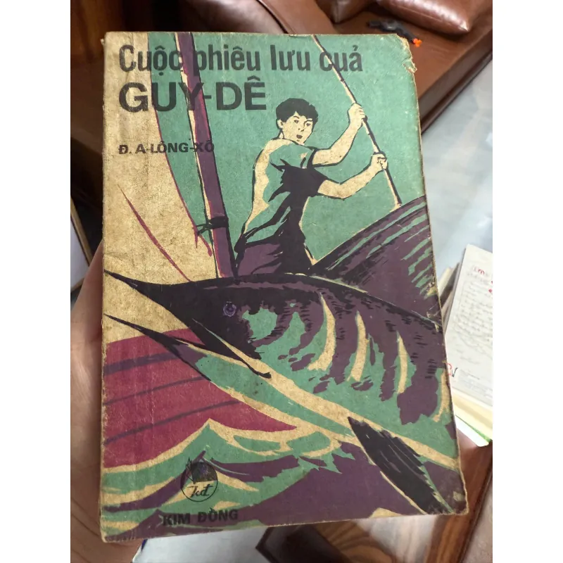 Cuộc phiêu lưu của Guy De – Đ. A. Lông-xô, Kim Đồng bản cũ hiếm 975397