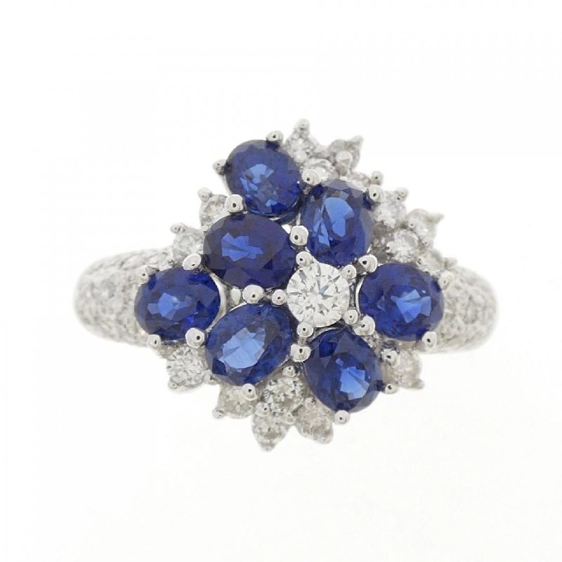 Nhẫn Sapphire 750WG 3.97CT 670610