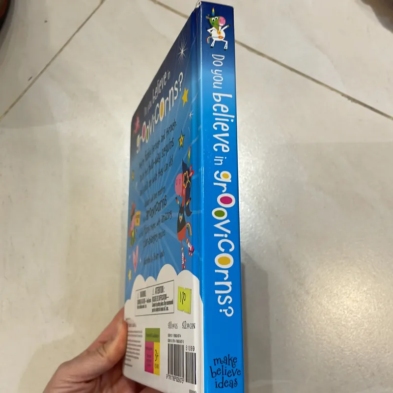 NGOẠI VĂN tiếng anh trẻ em: Do you believe in Groovicorns ? With two-way sequins 1027552