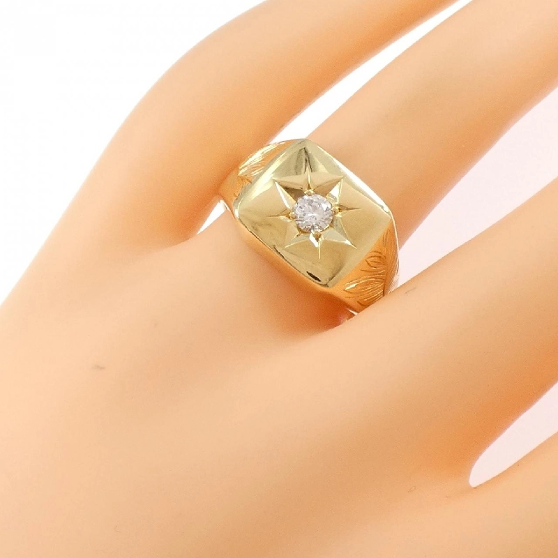 Nhẫn kim cương K18YG 0.223CT - Hàng hiệu Authentic 847775