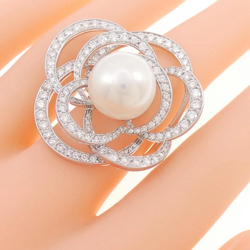 Nhẫn Camelia Chanel 12.2mm - Hàng hiệu Chính hãng 838367