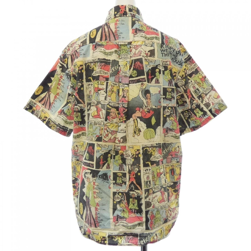 Áo sơ mi ngắn tay PRADA P460CM S181 1QAQ 630862