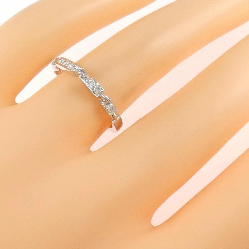 Nhẫn kim cương K18WG 0.14CT - Hàng hiệu Authentic 854706