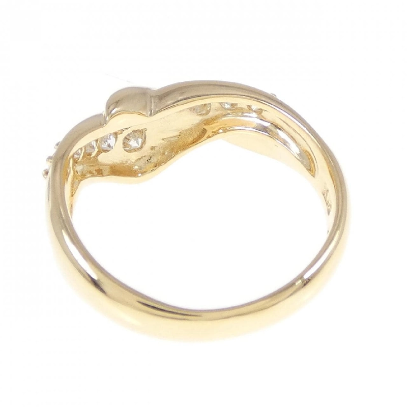 Nhẫn kim cương K18YG 0.45CT 671405