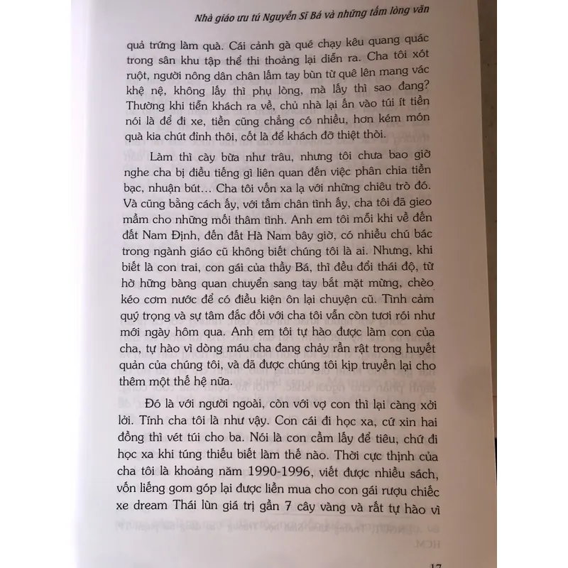 Nhà giáo ưu tú Nguyễn Sĩ Bá và những tấm lòng văn  712071