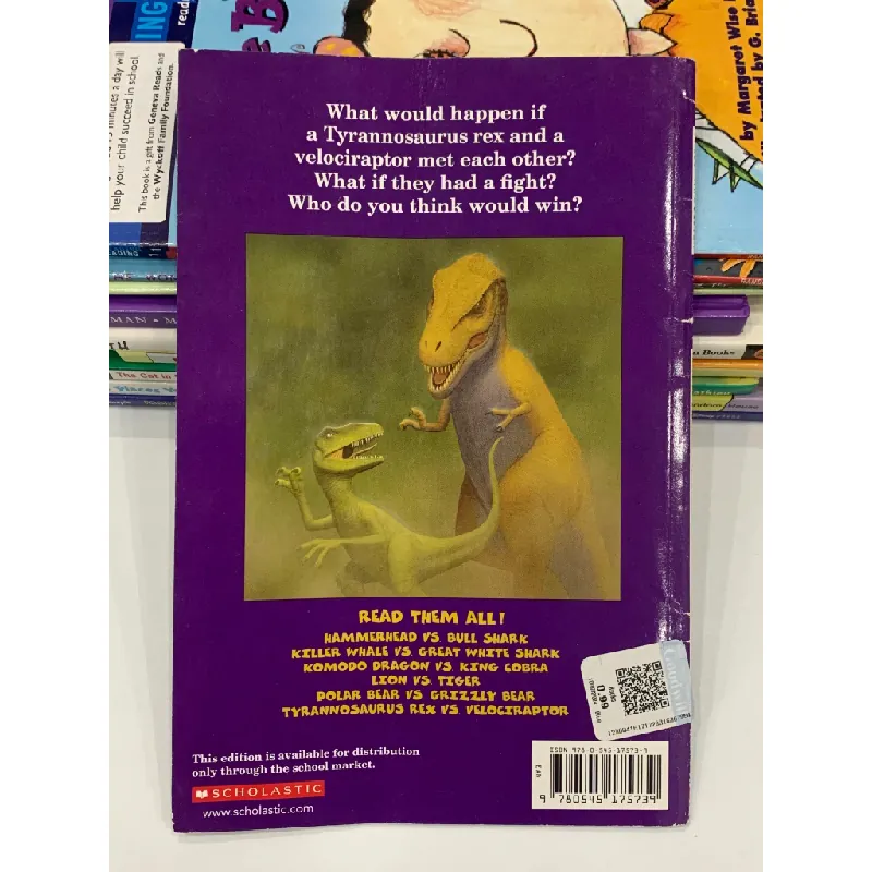 Tyrannosaurus Rex vs. Velociraptor – Jerry Pallotta 559527