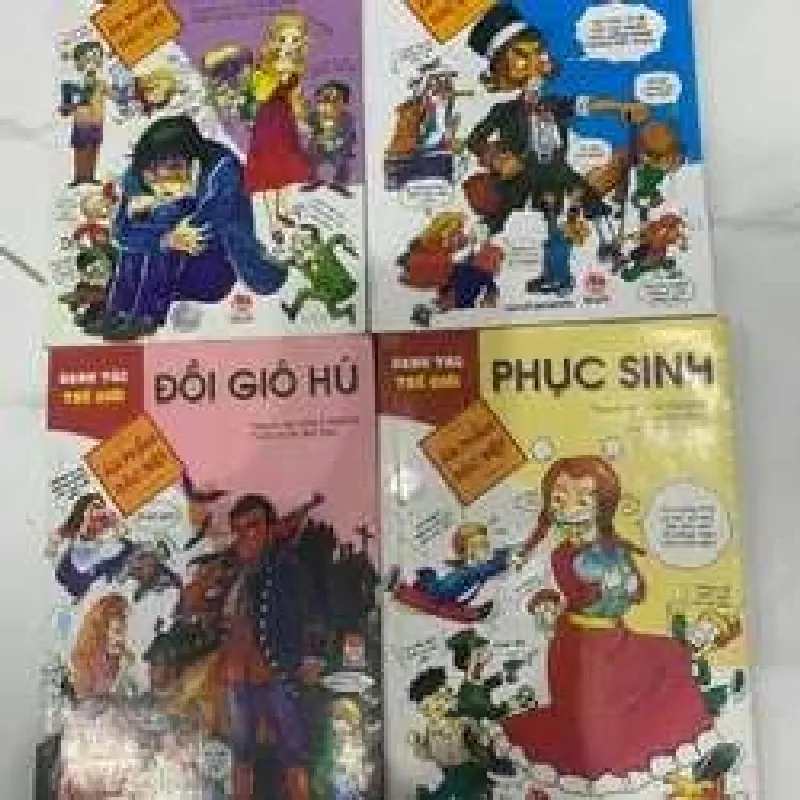 Combo 4 quyển Danh tác thế giới TRUYỆN TRANH TKB2809 569756