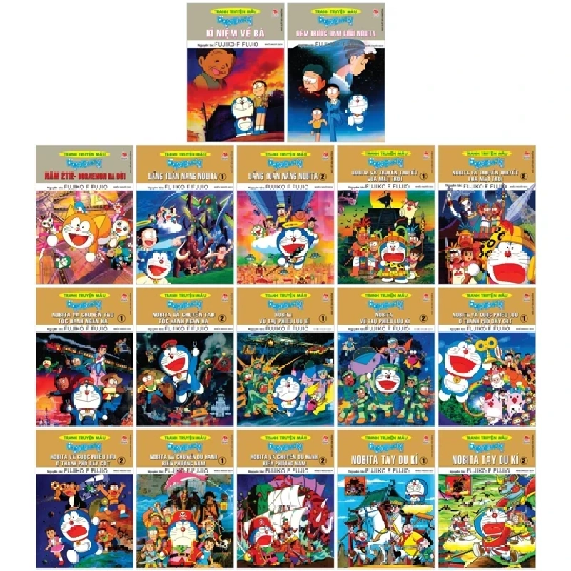 Doraemon - Tranh Truyện Màu (Bộ 17 Cuốn) - Fujiko F. Fujio 284955