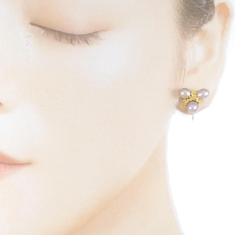 Mikimoto Bông tai ngọc trai nước ngọt - Hàng hiệu Authentic 845328