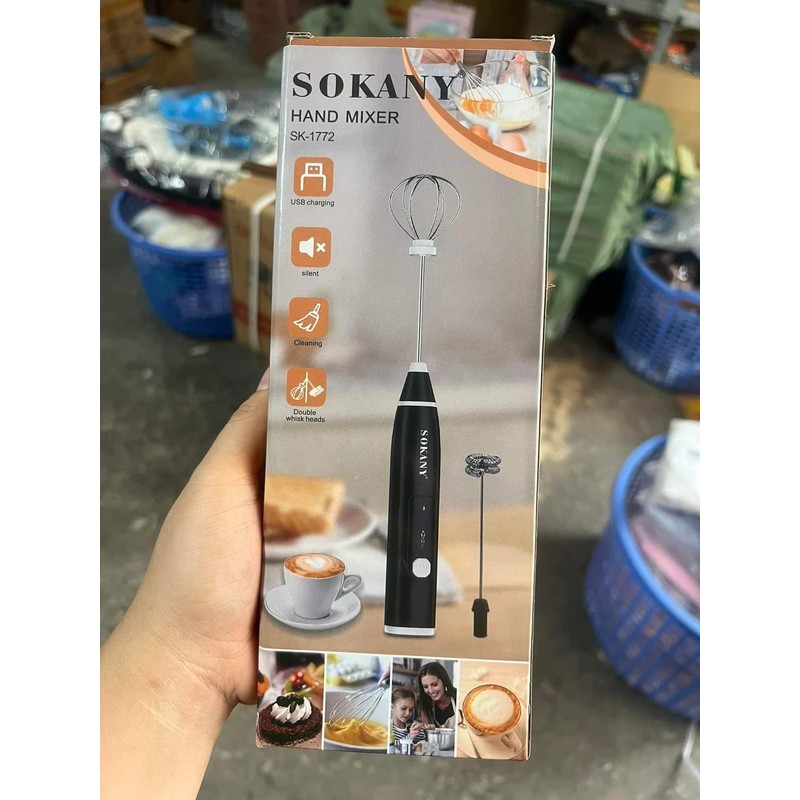 Đánh trứng, pha đồ uống, tạo bọt cafe sonaky 141501