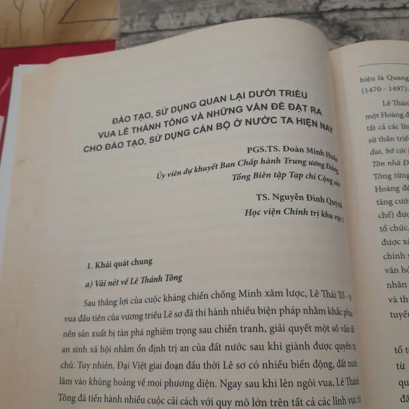 Bộ tư pháp. Kỷ yếu KH Quốc gia. Cải cách Pháp luật và Nhà nước triều Vua Lê Thánh Tông.  695473